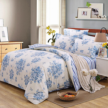 胜伟 床品家纺 礼品装 全棉双人四件套 多款可选 1.5米床  99元（199-100）