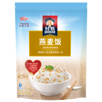 桂格(quaker) 谷香多珍燕麦饭 600g 米饭搭档(新老包装替换中)