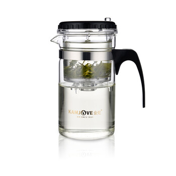 
                                        
                                                            金灶（KAMJOVE）玻璃茶壶 按压式飘逸杯 过滤茶水壶泡茶杯耐热玻璃茶具 茶水分离杯泡茶器泡茶壶 TP-160/500毫升                