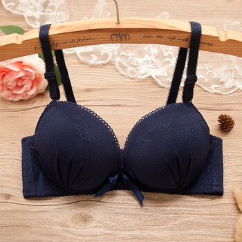 少女抹胸式文胸防走光蕾丝薄款学生胸罩聚拢调整形性感无钢圈内衣 315