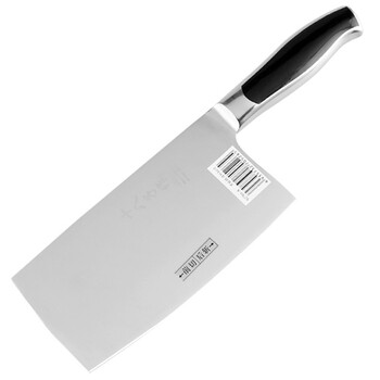 
                                        
                                                                                十八子作刀具 厨房家用不锈钢菜刀斩骨切肉刀黑狐斩切刀S2703-A                