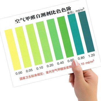 快活林 甲醛检测盒4盒装 甲醛检测仪自测盒 甲醛试纸测试剂硬塑密封