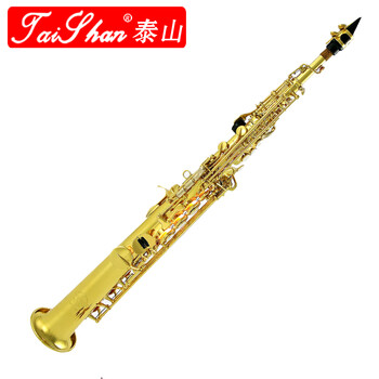 (泰山管乐器)直管分体萨克斯降b调高音萨克斯风tsas-3900包邮