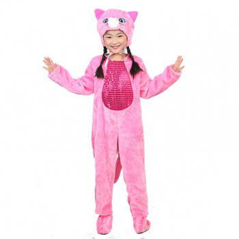 小猫咪演出服装 元旦儿童动物表演服猫和老鼠舞蹈舞台