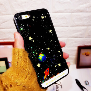 哮天虎苹果se手机壳iphone5s硅胶套防摔保护男女iphone6plus流沙星