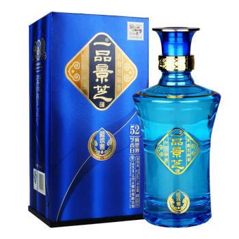 景芝一品景芝蓝淡雅 52度500ml 口感芝麻香型婚宴礼品喜酒 高度白酒