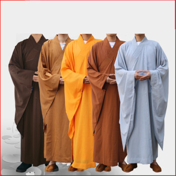 启纪(qiijiipp) 佛教用品僧服居士服海清 芭黎僧衣海青长衫袈裟小褂短
