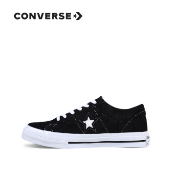 converse匡威官方 one star 低帮反毛皮 158369c 黑色