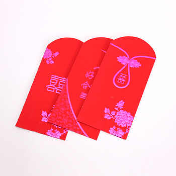 诺琪 新年婚庆高档创意红包利是封 贺岁千元百元压岁带香味6个装 节庆饰品 烫图案6个/图案随机发