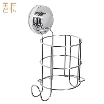 
                                        善庆 吸盘吹风机架卫生间壁挂电吹风筒支架浴室置物架 吹风机架                