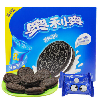 奥利奥oreo饼干466g盒装家庭装巧克力原味草莓夹心饼干红丝绒缤纷豆味