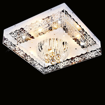 
                                        君御LED水晶吸顶灯客厅书房餐厅卧室灯具2157 500方无极调光                