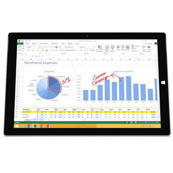 微软（Microsoft） Surface Pro 3（专业版 Intel i5 256G存储 8G内存）PS2-00009