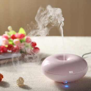 
                                        GXDiffuser 香薰加湿器  办公室家用迷你静音香薰机 净化空气加湿器 深木色                