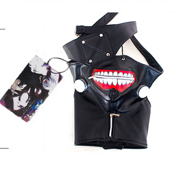 
                                        一口米 东京食尸鬼面具  东京喰种面具 金木研面具 口罩 cosplay 道具 银色假发 终极版面具+假发                