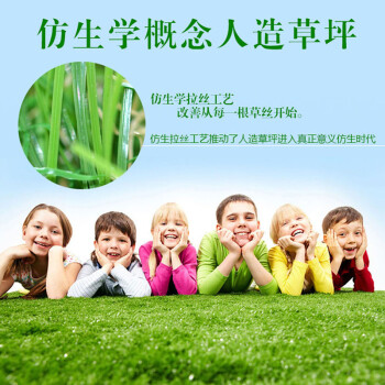 
                                        满铺人造草坪 塑料草皮仿真幼儿园楼顶阳台人工假 地毯地垫 30mm仿生四色秋草/一等品 每平方单价                
