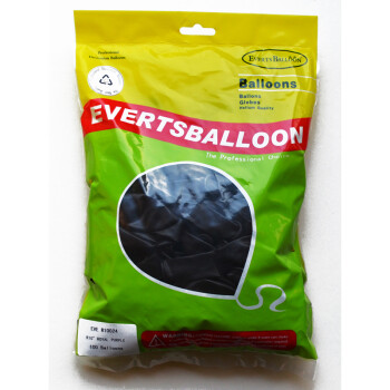 EVERTSBALLOON/维曼进口加厚/圆形乳胶气球 节日生日结婚庆典装饰紫色10英寸* 100个 水晶紫 10寸