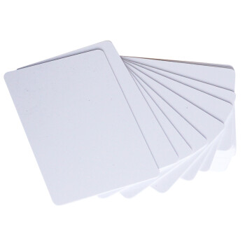 骆谱（LUOAPP） PVC白卡证卡打印机打印卡IDIC卡员工卡会员卡人像卡 PVC白卡50张(进口IC芯片)