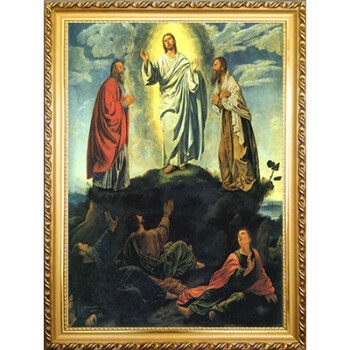 基督教装饰画以马内利主耶稣画像挂画信仰上帝天主教堂福音堂壁画sn