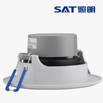 SAT照明 为而普系列 LED特价射灯家居LED天花射灯 开孔7cm 3W 特价！ 银色 3W正白光
