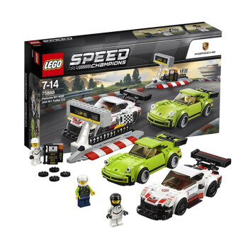 乐高积木lego speed赛车系列 回力车 男孩儿童玩具 保时捷75888