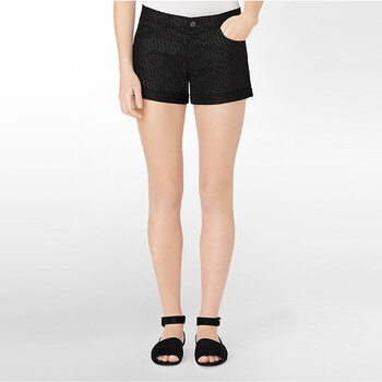 Calvin Klein/<em>CK</em> 新品 <em>女士</em>时尚棉质印花<em>短裤</em> c