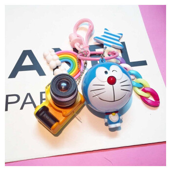 机器猫叮当猫hello kitty凯蒂猫可爱卡通车钥匙扣包包挂件圈 叮当猫