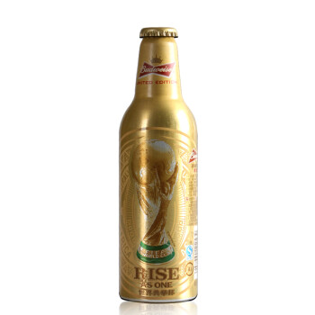 咱家啤酒 百威铝罐Budweiser 限量版355ml2014 大力神杯