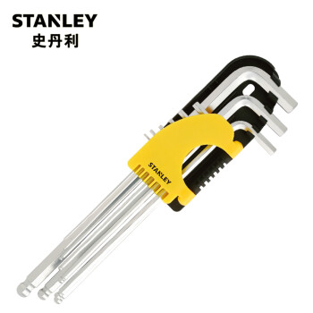 史丹利(Stanley)9件套公制球头内六角扳手1.5-10mm STMT94162-8-23