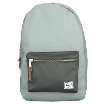 Herschel 男女同款绿色涤纶时尚潮包双肩背包 10005 01462