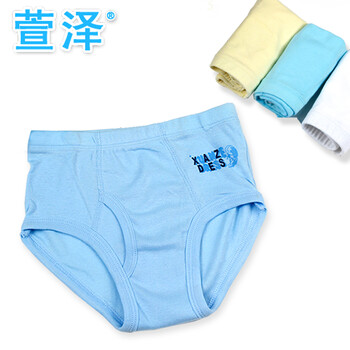 萱泽 宣泽纯棉开洞儿童童<em>短裤</em> 舒适全棉三角裤