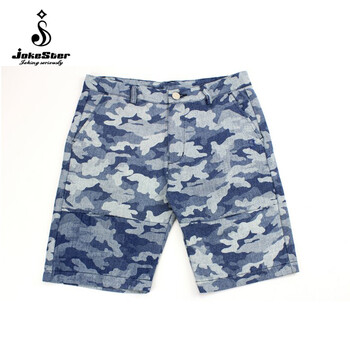 JOKESTER修身迷彩裤工装潮牌<em>短裤</em> 男士<em>沙滩</em>