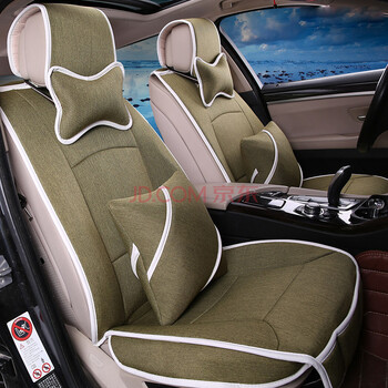 亚麻专用坐垫四季垫座垫 老款国产北京奔驰E级