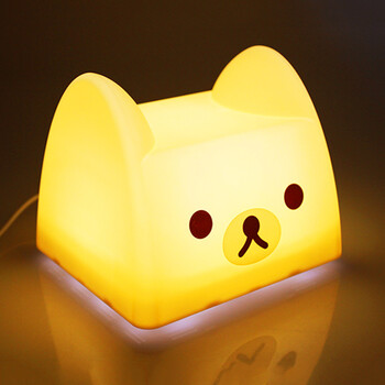 光一 LED节能灯可充电床头灯 创意拍拍灯宝宝灯小台灯卡通小夜灯 hello kitty