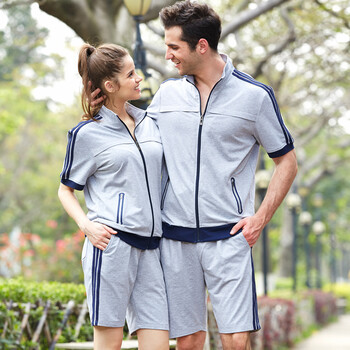 豹迹 2014<em>夏季男女运动</em>套装新款短袖<em>短裤</em>休闲