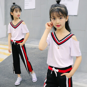 女孩夏季衣服6-8-10-12-15岁衣服潮棉 图片色 150码建议身高150厘米