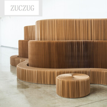 zuczug十八纸创意家具橱窗展示架展台陈列展示台个性设计定制 110cm高
