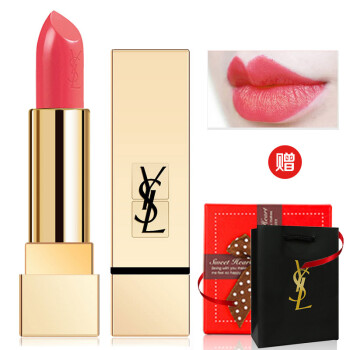 圣罗兰(ysl) y.s.l 谜魅纯漾性感口红唇膏 方管1#正红色3.8g