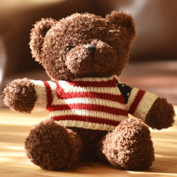 可爱泰迪熊公仔毛绒玩具抱抱熊小熊洋娃娃玩偶熊猫女生送女友 咖啡