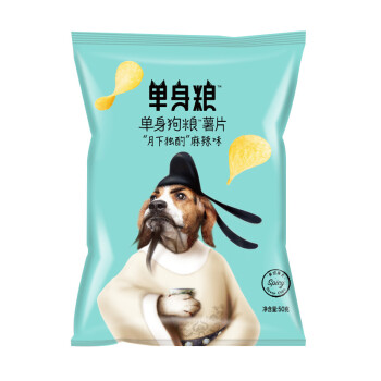 网红零食单身粮单身狗粮薯片整蛊搞怪办公室休闲膨化零食 ""李白""