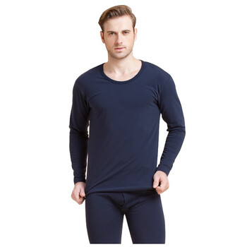 红豆 Z5N121男士纯棉薄款秋衣套装  多色 34.5元（69，下单5折）