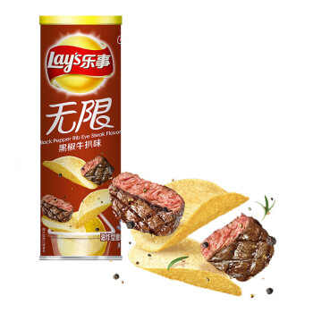 乐事(lay's 乐事(lays 无限薯片 忠于原味104克/罐休闲食品小吃零食