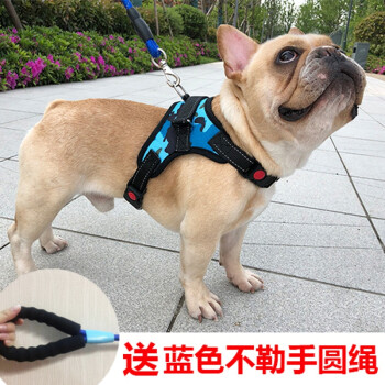 万川小狗狗用品胸背带牵引绳泰迪柯基法斗小型犬狗绳子宠物狗链子狗带