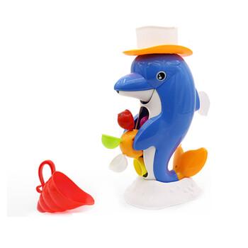 儿童浴室宝宝戏水洗澡玩具花洒男孩女孩婴儿小黄鸭洗头杯水上沙滩 小