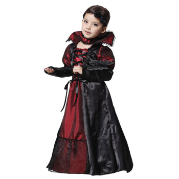 
                                        孩派 Cosplay万圣节 六一儿童节表演服装 吸血鬼 黑暗幽灵服装 G-0108 XL                