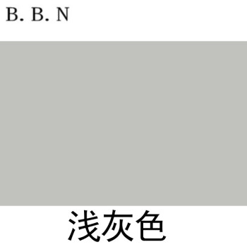 外墙乳胶漆防水防晒白色彩色18l室外小桶修补1l灰色油漆 普外浅灰色