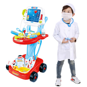 仿真儿童医生玩具套装打针护士医疗过家家医院小推车女孩宝宝男孩