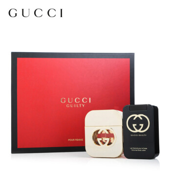 古驰(gucci)古驰罪爱女性淡香水礼盒(淡香水50ml 身体乳100ml) 七夕