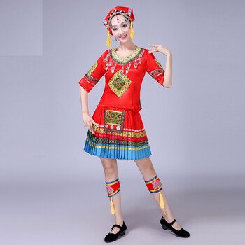 运动服饰 套装 非他(feta) 苗族舞蹈服装女成人云南贵州新款演出服