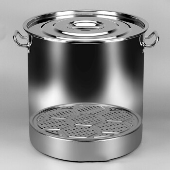 不锈钢蒸饭桶蒸桶加厚高汤锅大蒸锅 40cm